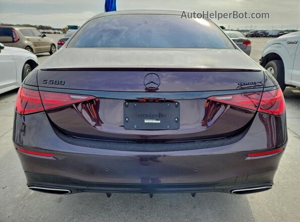W1K6G7GB6MA057895 2021 MERCEDES-BENZ S-CLASS Бордовый 