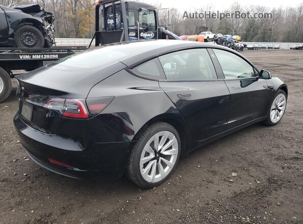 5YJ3E1EA7NF286976 2022 TESLA MODEL Black 