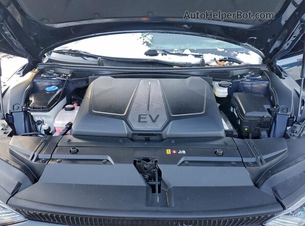 KNDC34LA2P5128494 2023 KIA EV6 Black ძრავის განყოფილების ხედი