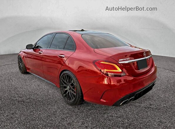 W1KWF8HB7MR622776 2021 MERCEDES-BENZ C Red 
