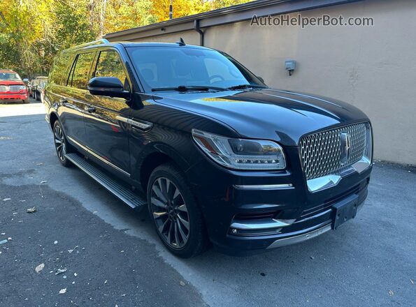 5LMJJ3JT6JEL15197 2018 LINCOLN NAVIGATOR Black Trasero izquierdo