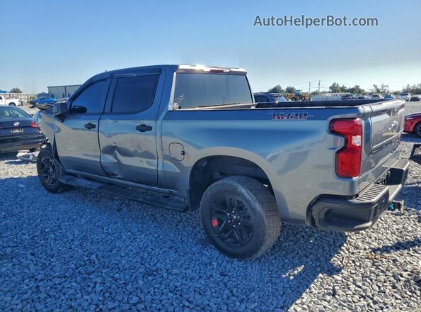 1GCPYCEH8MZ444686 2021 CHEVROLET SILVERADO Серебряный Задняя правая четверть