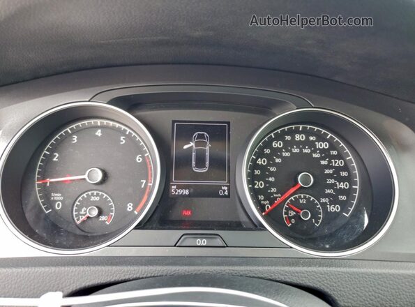3VWH17AU9HM509472 2017 VOLKSWAGEN GOLF Синий Вид задних сидений