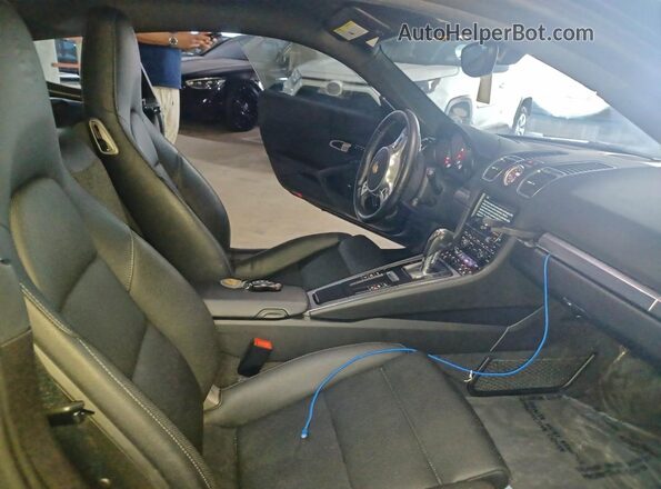 WP0AA2A86GK171223 2016 PORSCHE CAYMAN Black Widok z tyłu