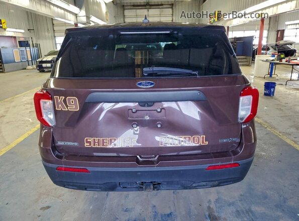 1FM5K8AW4NNA04298 2022 FORD FORD EXPLORER Brown Սալոնի դիմացի տեսք