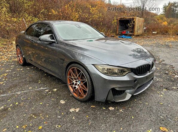 WBS3U9C54HP970975 2017 BMW M4 Gray უკანა მარცხენა