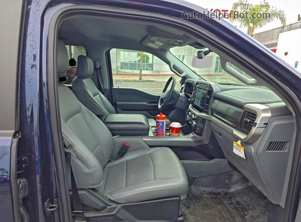 1FTVW1EL8NWG05272 2022 FORD F-150 LIGHTNING Blue 