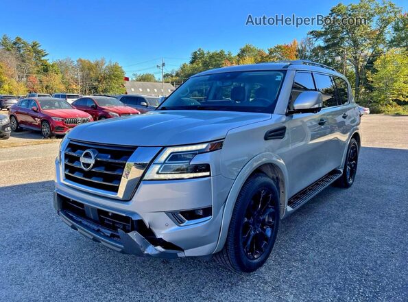 JN8AY2BA1M9372547 2021 NISSAN ARMADA Серебряный 