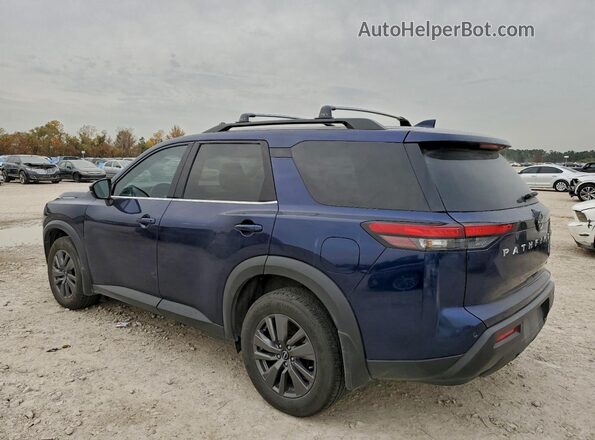 5N1DR3BA4RC238309 2024 NISSAN PATHFINDER Синий Задняя правая четверть
