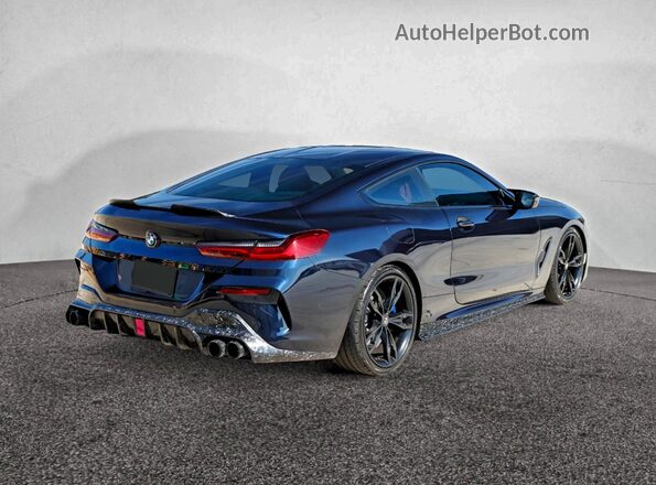 WBABC4C50KBU95741 2019 BMW M8 Черный Передняя правая четверть
