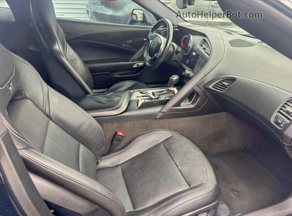 1G1YD2D7XG5111493 2016 CHEVROLET CORVETTE Black Вид ззаду