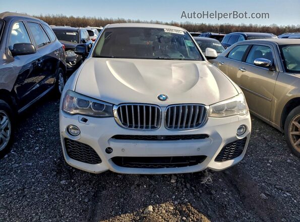 5UXXW3C57H0T78137 2017 BMW X4 White Widok z tyłu