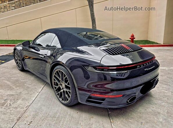 WP0CB2A93LS262748 2020 PORSCHE 911 Black Front right