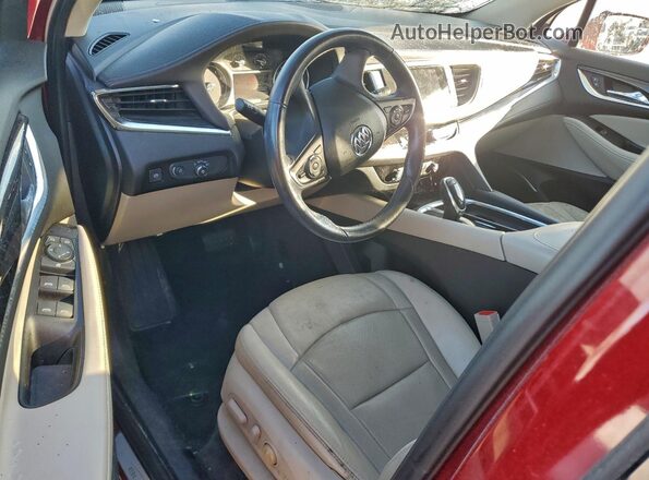 5GAERBKWXKJ218163 2019 BUICK ENCLAVE Red Widok zestawu wskaźników