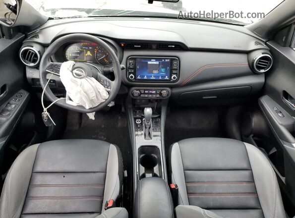 3N1CP5DV4PL489465 2023 NISSAN KICKS Серебряный Вид щитка приборов