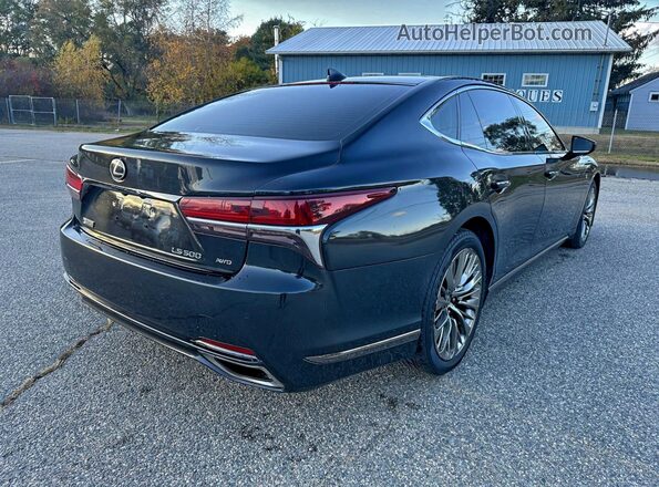 JTHC51FF4J5000165 2018 LEXUS LS500 Черный Передняя правая четверть