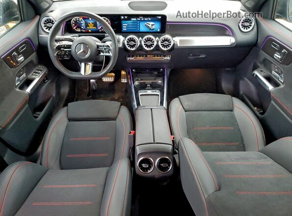 W1N4M4GB4RW349685 2024 MERCEDES-BENZ GLB-CLASS Black ხელსაწყოთა პანელის ხედი