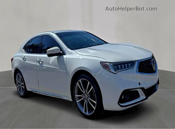 19UUB2F42LA005895 2020 ACURA TLX White Trasero izquierdo