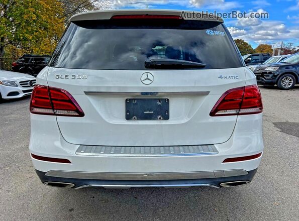 4JGDA5HB5GA758904 2016 MERCEDES-BENZ GLE-CLASS Белый 