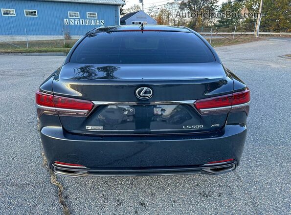 JTHC51FF4J5000165 2018 LEXUS LS500 Черный Вид задней части салона