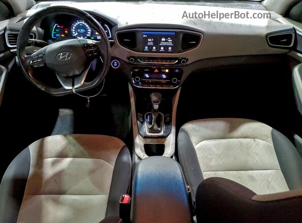 KMHC75LC2HU020827 2017 HYUNDAI IONIQ Silver 