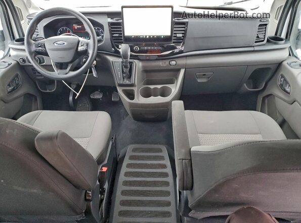 1FBAX2Y84RKA86344 2024 FORD TRANSIT White Widok zestawu wskaźników