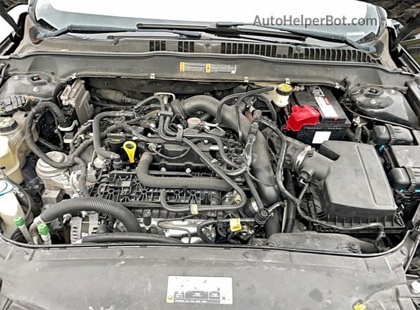 3FA6P0HD2HR226412 2017 FORD FUSION Black წინა პანელის ხედი