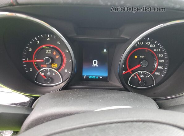 6G3F15RW4HL305400 2017 CHEVROLET SS White Vista del cuadro de instrumentos