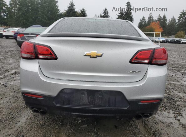 6G3F25RW3HL304039 2017 CHEVROLET SS Серебряный Вид сзади