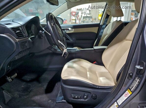 JTHKD5BH5G2270898 2016 LEXUS CT Gray Առջևի վահանակի տեսք