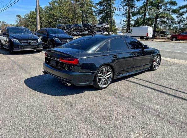 WAUFFAFC6JN000859 2018 AUDI S6 Black წინა ხედი