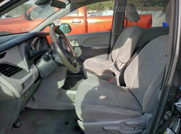 5TDZZ3DC3LS087249 2020 TOYOTA SIENNA Black Dashboard view