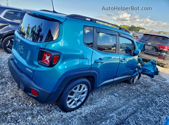 ZACNJABB7KPK88343 2019 JEEP RENEGADE Blue Delantero derecho