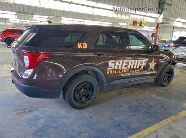 1FM5K8AW4NNA04298 2022 FORD FORD EXPLORER Brown Առջևի աջ