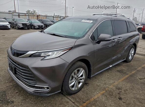 5TDZRKEC4PS178903 2023 TOYOTA LIMITED Gray Rear left