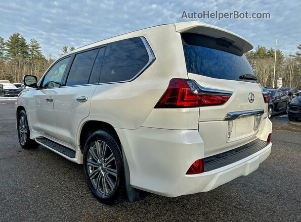 JTJHY7AXXH4233353 2017 LEXUS LX White Trasero derecho