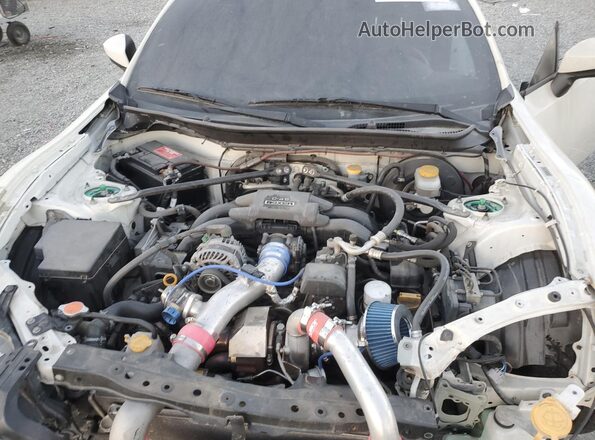 JF1ZCAC1XG9600948 2016 SUBARU BRZ White Vista del compartimento del motor