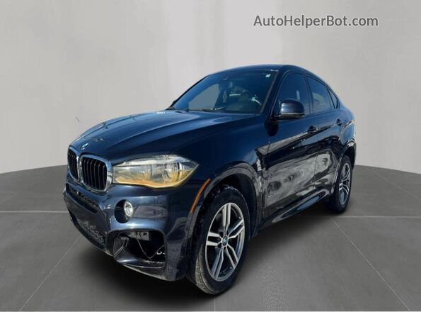 5UXKU2C55J0X49862 2018 BMW X6 Black Հետևի աջ