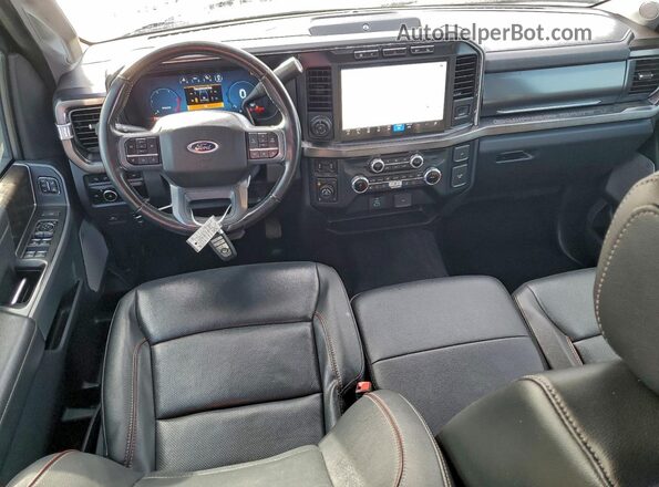 1FT8W3BMXPEC12646 2023 FORD F350 Черный Вид щитка приборов