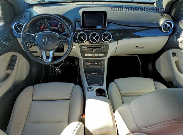 WDDVP9AB1HJ016595 2017 MERCEDES-BENZ B-CLASS Silver Սարքավորումների վահանակի տեսք