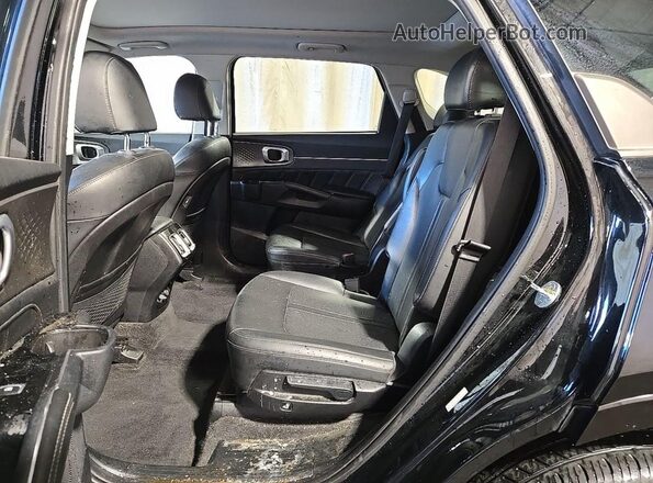 5XYRKDLF7NG121571 2022 KIA SORENTO Black Вид салону спереду