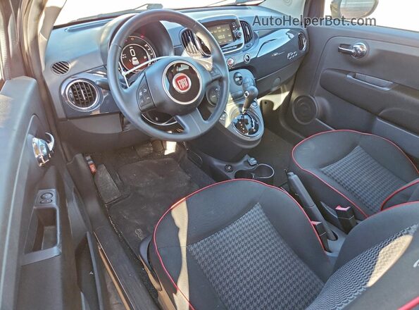 3C3CFFKH4JT420998 2018 FIAT 500 Gray Вид щитка приладів