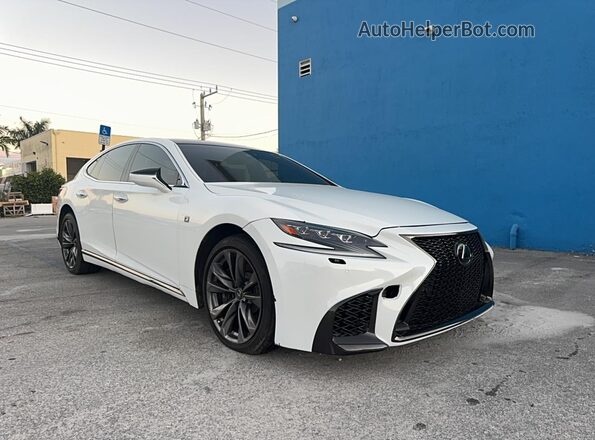 JTHC51FF5J5001048 2018 LEXUS LS White Tył lewy