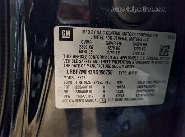 LRBFZME43RD066758 2024 BUICK ENVISION Black 