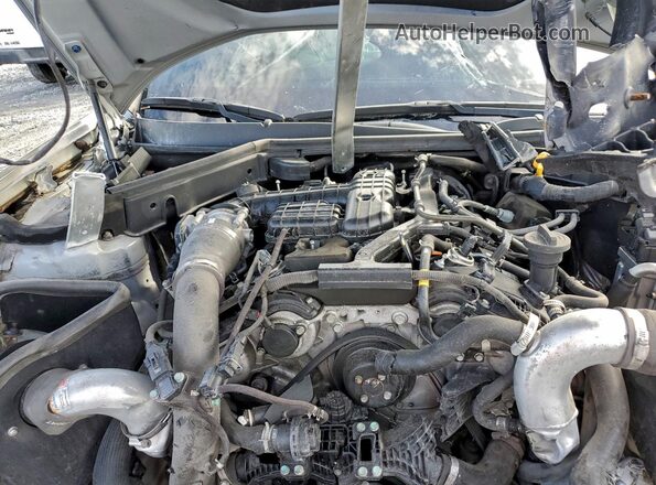 KNAE55LC4N6104972 2022 KIA STINGER Silver Engine compartment view