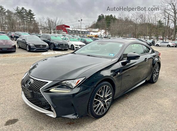 JTHS85BC4J5004285 2018 LEXUS RC Черный Задняя левая четверть