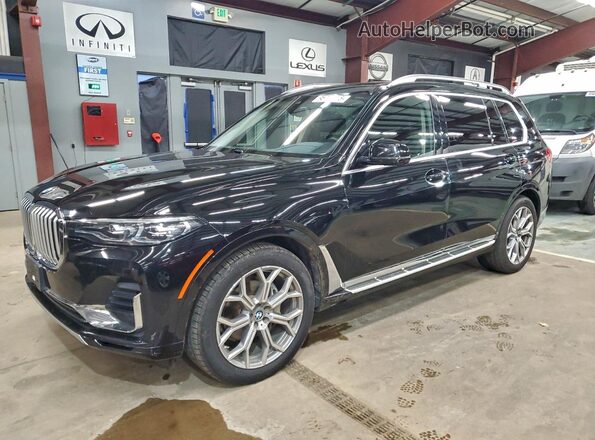 5UXCW2C00L9B06906 2020 BMW X7 Черный Задняя левая четверть