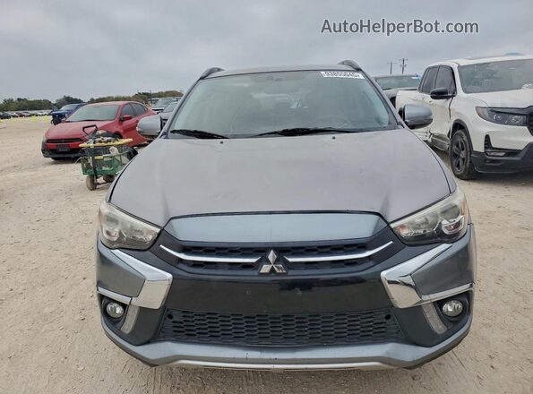 JA4AP4AW2JU002184 2018 MITSUBISHI OUTLANDER Gray უკანა ხედი