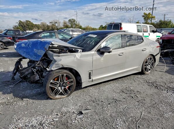 KNAE55LC4N6104972 2022 KIA STINGER Silver Rear left