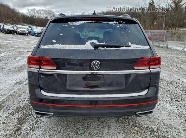 1V2DP2CA7MC576247 2021 VOLKSWAGEN ATLAS Black Widok wnętrza z przodu